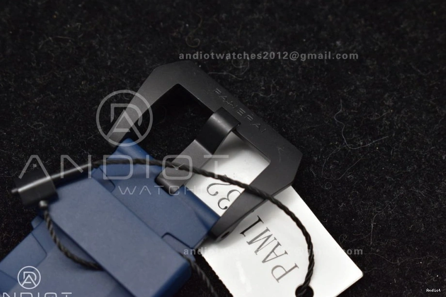 Blue Blue SBF Dial P900 Rubber Best on Carbotech W Strap 1:1 Edition PAM1232 0406